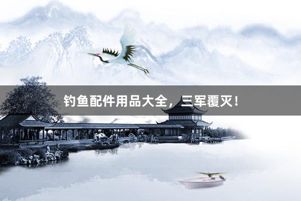 钓鱼配件用品大全，三军覆灭！